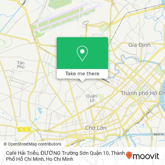 Café Hải Triều, ĐƯỜNG Trường Sơn Quận 10, Thành Phố Hồ Chí Minh map