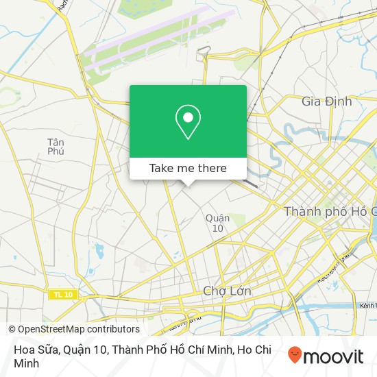 Hoa Sữa, Quận 10, Thành Phố Hồ Chí Minh map