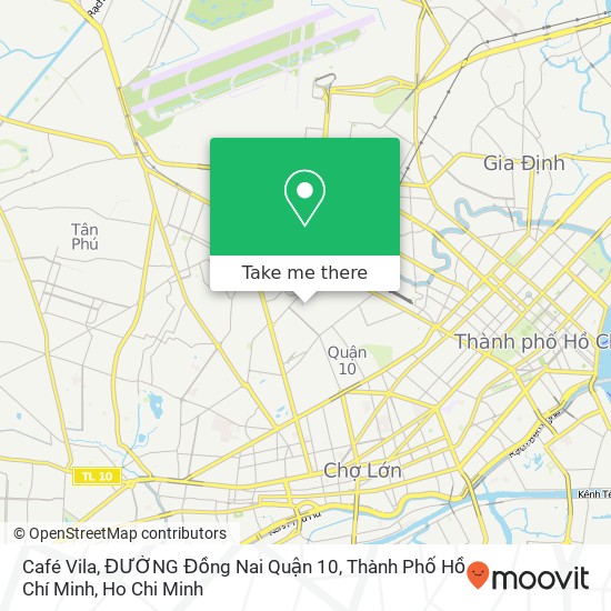 Café Vila, ĐƯỜNG Đồng Nai Quận 10, Thành Phố Hồ Chí Minh map