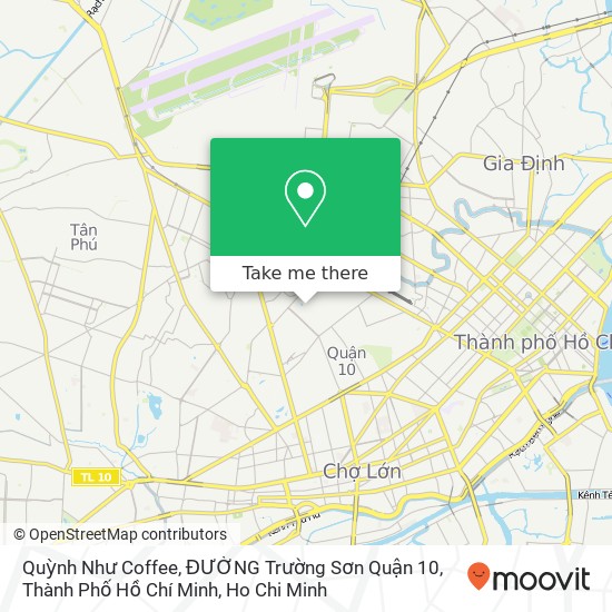 Quỳnh Như Coffee, ĐƯỜNG Trường Sơn Quận 10, Thành Phố Hồ Chí Minh map