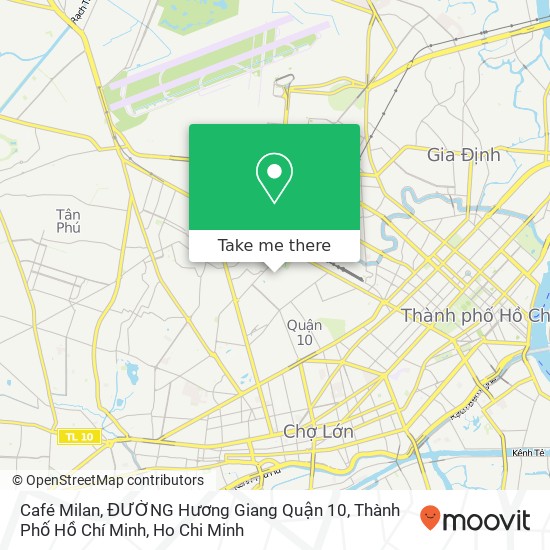 Café Milan, ĐƯỜNG Hương Giang Quận 10, Thành Phố Hồ Chí Minh map