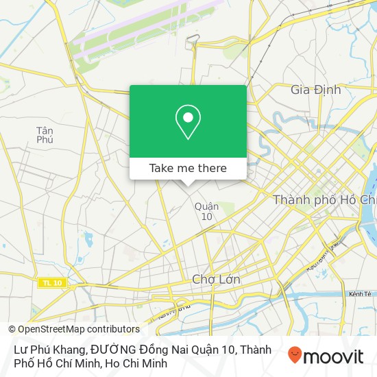 Lư Phú Khang, ĐƯỜNG Đồng Nai Quận 10, Thành Phố Hồ Chí Minh map