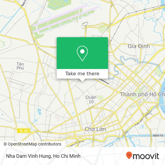 Nha Dam Vinh Hung map