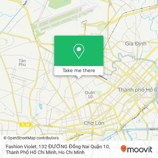 Fashion Violet, 132 ĐƯỜNG Đồng Nai Quận 10, Thành Phố Hồ Chí Minh map