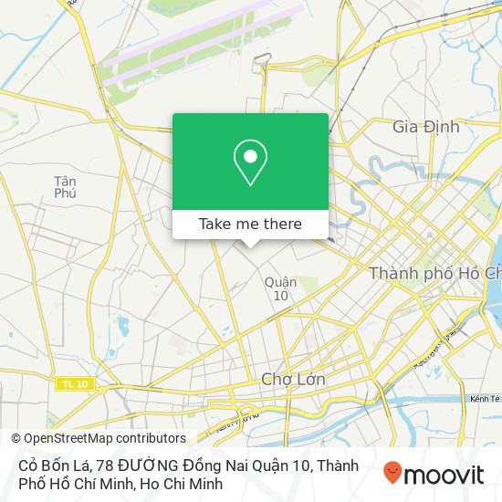 Cỏ Bốn Lá, 78 ĐƯỜNG Đồng Nai Quận 10, Thành Phố Hồ Chí Minh map