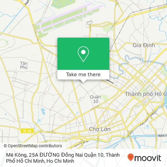 Mê Kông, 25A ĐƯỜNG Đồng Nai Quận 10, Thành Phố Hồ Chí Minh map