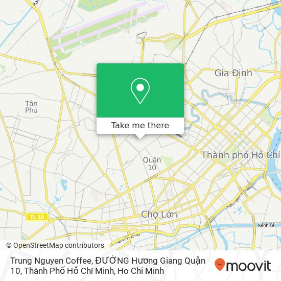 Trung Nguyen Coffee, ĐƯỜNG Hương Giang Quận 10, Thành Phố Hồ Chí Minh map