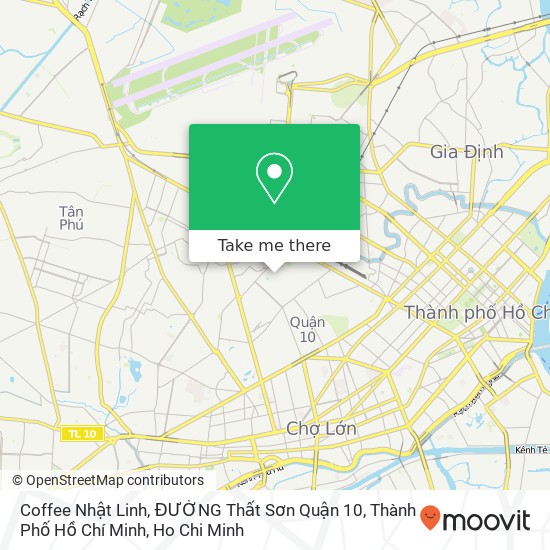 Coffee Nhật Linh, ĐƯỜNG Thất Sơn Quận 10, Thành Phố Hồ Chí Minh map