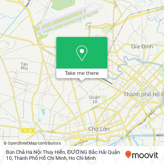Bún Chả Hà Nội Thúy Hiền, ĐƯỜNG Bắc Hải Quận 10, Thành Phố Hồ Chí Minh map