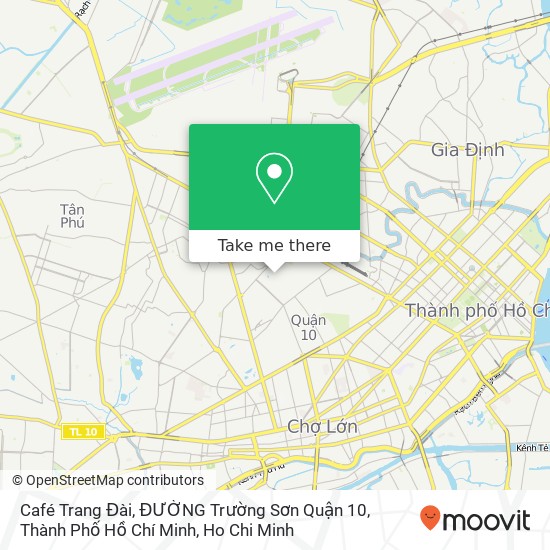 Café Trang Đài, ĐƯỜNG Trường Sơn Quận 10, Thành Phố Hồ Chí Minh map