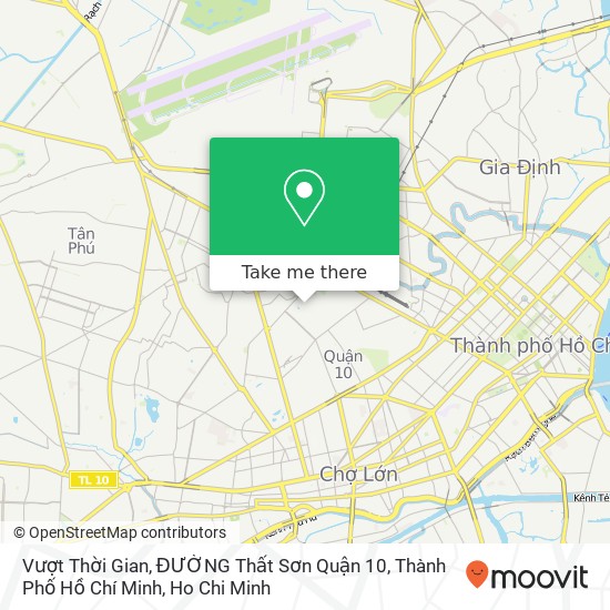Vượt Thời Gian, ĐƯỜNG Thất Sơn Quận 10, Thành Phố Hồ Chí Minh map