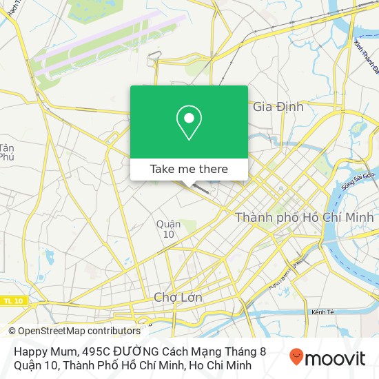 Happy Mum, 495C ĐƯỜNG Cách Mạng Tháng 8 Quận 10, Thành Phố Hồ Chí Minh map