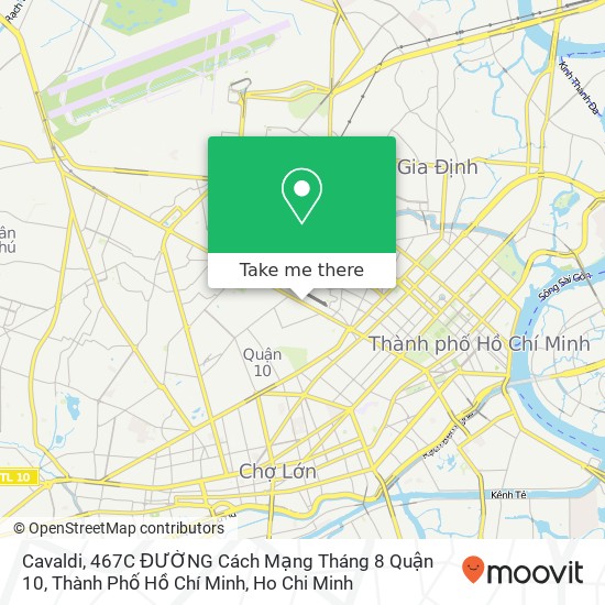Cavaldi, 467C ĐƯỜNG Cách Mạng Tháng 8 Quận 10, Thành Phố Hồ Chí Minh map