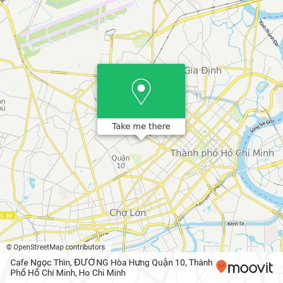Cafe Ngọc Thìn, ĐƯỜNG Hòa Hưng Quận 10, Thành Phố Hồ Chí Minh map