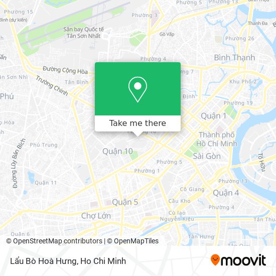 Lẩu Bò Hoà Hưng map