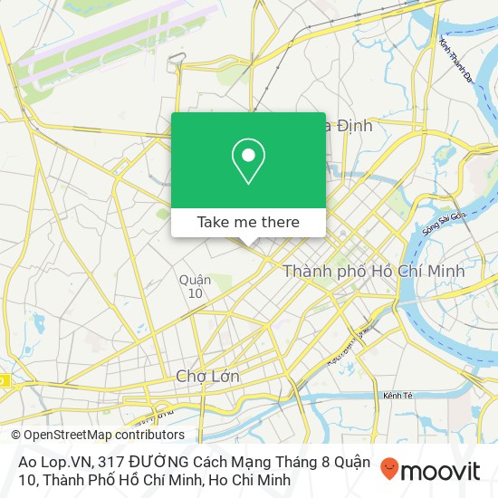 Ao Lop.VN, 317 ĐƯỜNG Cách Mạng Tháng 8 Quận 10, Thành Phố Hồ Chí Minh map