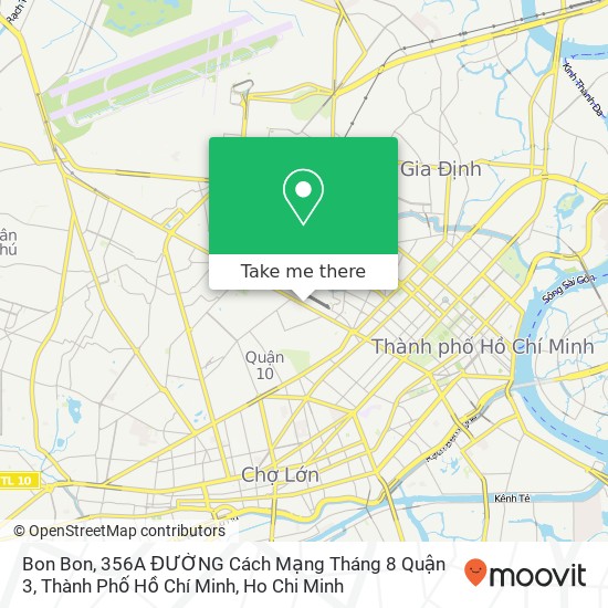 Bon Bon, 356A ĐƯỜNG Cách Mạng Tháng 8 Quận 3, Thành Phố Hồ Chí Minh map