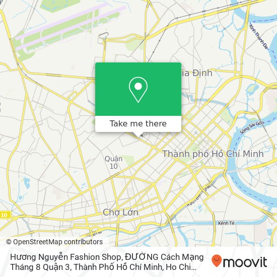 Hương Nguyễn Fashion Shop, ĐƯỜNG Cách Mạng Tháng 8 Quận 3, Thành Phố Hồ Chí Minh map