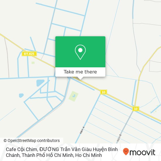 Cafe Cội Chim, ĐƯỜNG Trần Văn Giàu Huyện Bình Chánh, Thành Phố Hồ Chí Minh map