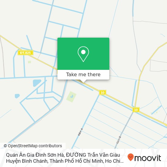 Quán Ăn Gia Đình Sơn Hà, ĐƯỜNG Trần Văn Giàu Huyện Bình Chánh, Thành Phố Hồ Chí Minh map