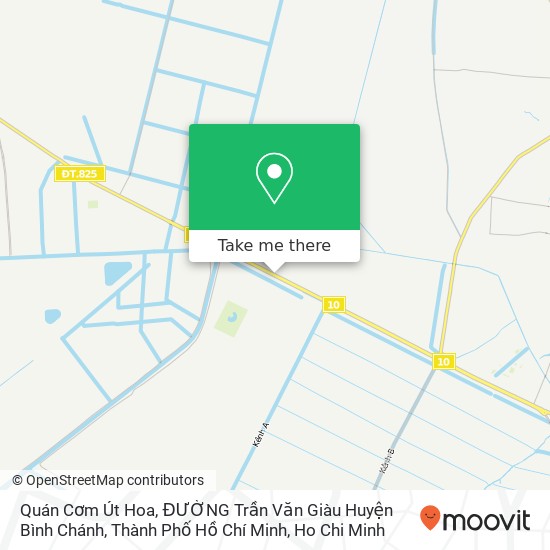 Quán Cơm Út Hoa, ĐƯỜNG Trần Văn Giàu Huyện Bình Chánh, Thành Phố Hồ Chí Minh map