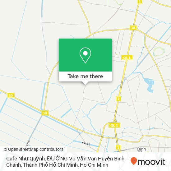 Cafe Như Quỳnh, ĐƯỜNG Võ Văn Vân Huyện Bình Chánh, Thành Phố Hồ Chí Minh map