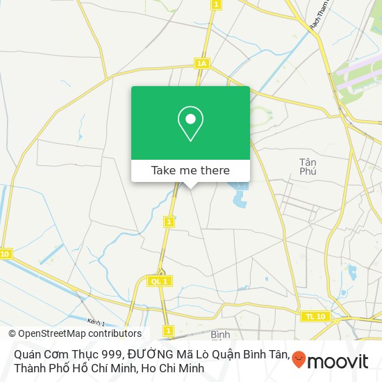 Quán Cơm Thục 999, ĐƯỜNG Mã Lò Quận Bình Tân, Thành Phố Hồ Chí Minh map