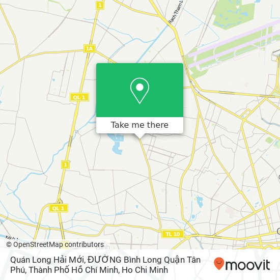 Quán Long Hải Mới, ĐƯỜNG Bình Long Quận Tân Phú, Thành Phố Hồ Chí Minh map