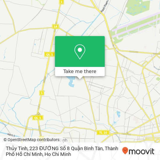 Thủy Tinh, 223 ĐƯỜNG Số 8 Quận Bình Tân, Thành Phố Hồ Chí Minh map