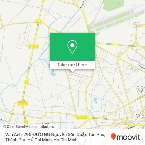 Vân Anh, 295 ĐƯỜNG Nguyễn Sơn Quận Tân Phú, Thành Phố Hồ Chí Minh map