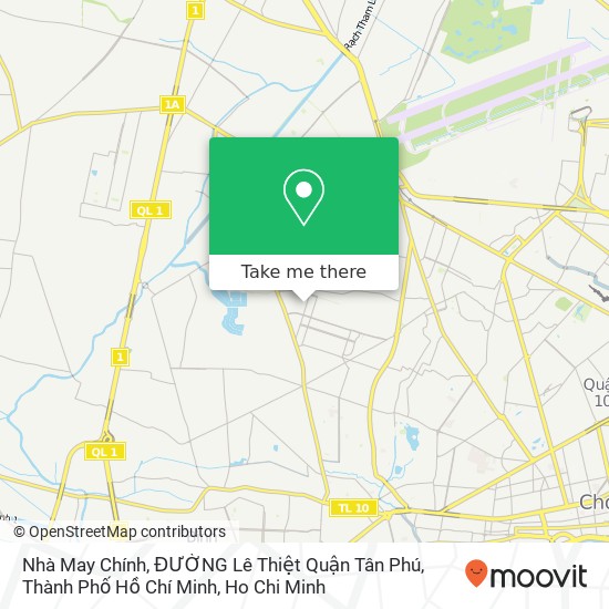 Nhà May Chính, ĐƯỜNG Lê Thiệt Quận Tân Phú, Thành Phố Hồ Chí Minh map