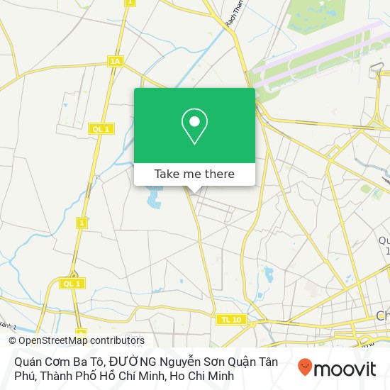 Quán Cơm Ba Tô, ĐƯỜNG Nguyễn Sơn Quận Tân Phú, Thành Phố Hồ Chí Minh map