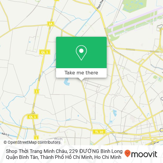 Shop Thời Trang Minh Châu, 229 ĐƯỜNG Bình Long Quận Bình Tân, Thành Phố Hồ Chí Minh map