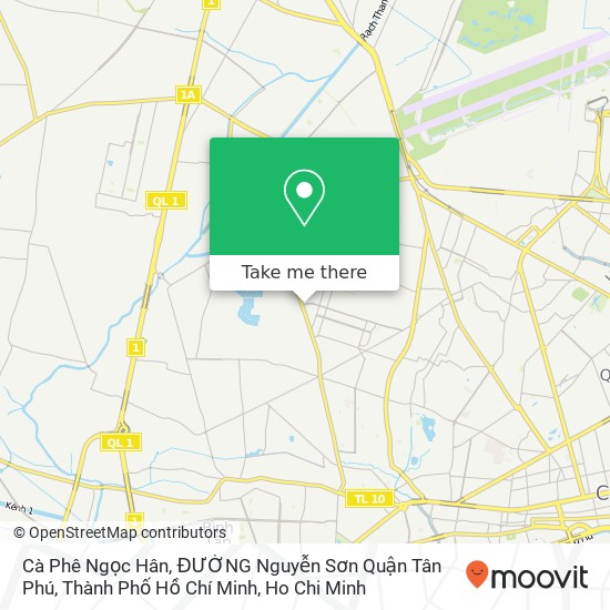 Cà Phê Ngọc Hân, ĐƯỜNG Nguyễn Sơn Quận Tân Phú, Thành Phố Hồ Chí Minh map