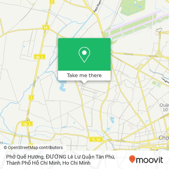 Phở Quế Hương, ĐƯỜNG Lê Lư Quận Tân Phú, Thành Phố Hồ Chí Minh map