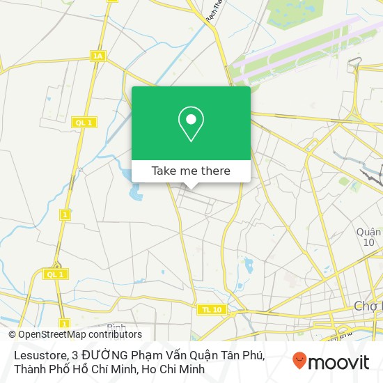 Lesustore, 3 ĐƯỜNG Phạm Vấn Quận Tân Phú, Thành Phố Hồ Chí Minh map