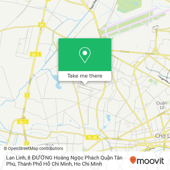 Lan Linh, 8 ĐƯỜNG Hoàng Ngọc Phách Quận Tân Phú, Thành Phố Hồ Chí Minh map