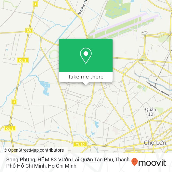 Song Phụng, HẺM 83 Vườn Lài Quận Tân Phú, Thành Phố Hồ Chí Minh map