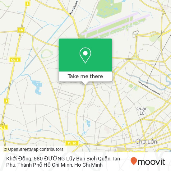 Khởi Động, 580 ĐƯỜNG Lũy Bán Bích Quận Tân Phú, Thành Phố Hồ Chí Minh map