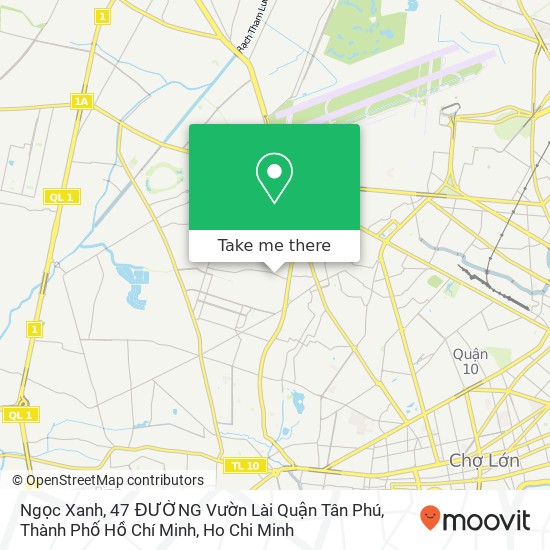 Ngọc Xanh, 47 ĐƯỜNG Vườn Lài Quận Tân Phú, Thành Phố Hồ Chí Minh map