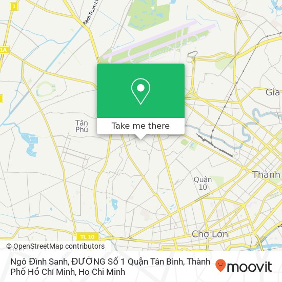 Ngô Đình Sanh, ĐƯỜNG Số 1 Quận Tân Bình, Thành Phố Hồ Chí Minh map