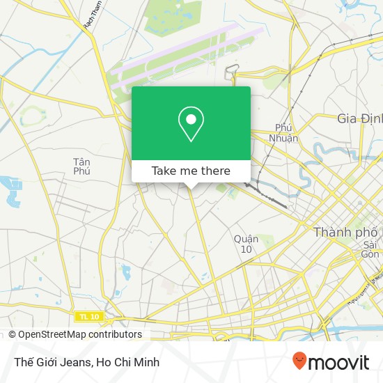 Thế Giới Jeans map