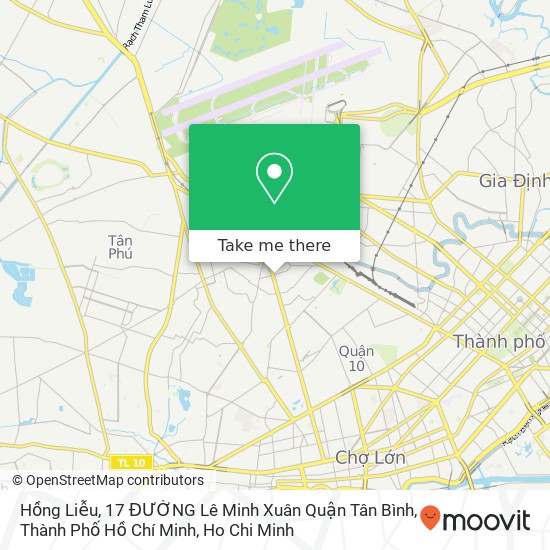 Hồng Liễu, 17 ĐƯỜNG Lê Minh Xuân Quận Tân Bình, Thành Phố Hồ Chí Minh map