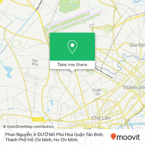 Phan Nguyễn, 8 ĐƯỜNG Phú Hòa Quận Tân Bình, Thành Phố Hồ Chí Minh map