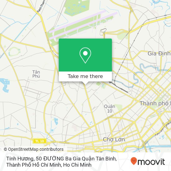 Tính Hương, 50 ĐƯỜNG Ba Gia Quận Tân Bình, Thành Phố Hồ Chí Minh map