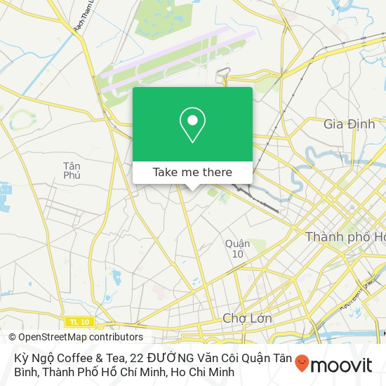 Kỳ Ngộ Coffee & Tea, 22 ĐƯỜNG Văn Côi Quận Tân Bình, Thành Phố Hồ Chí Minh map