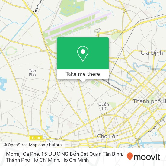 Momiji Ca Phe, 15 ĐƯỜNG Bến Cát Quận Tân Bình, Thành Phố Hồ Chí Minh map