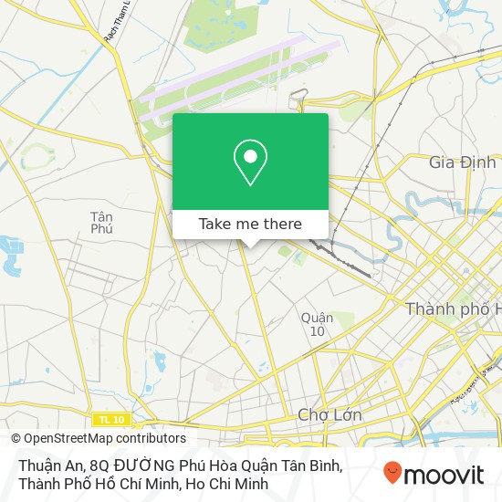 Thuận An, 8Q ĐƯỜNG Phú Hòa Quận Tân Bình, Thành Phố Hồ Chí Minh map