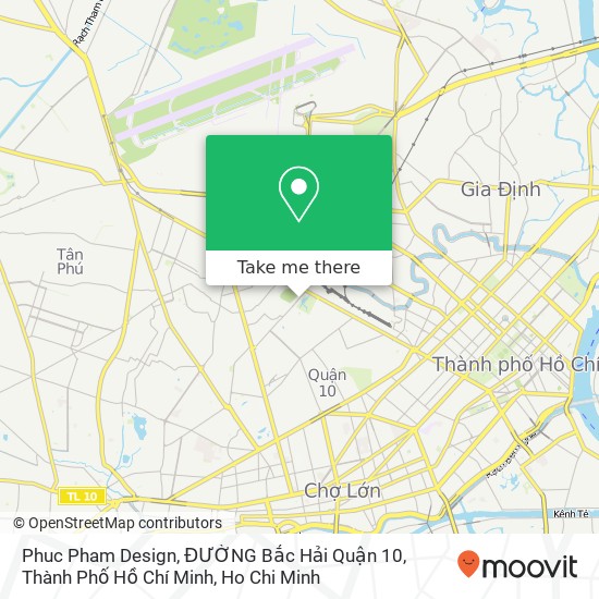 Phuc Pham Design, ĐƯỜNG Bắc Hải Quận 10, Thành Phố Hồ Chí Minh map