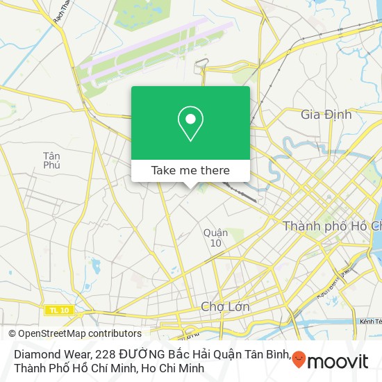 Diamond Wear, 228 ĐƯỜNG Bắc Hải Quận Tân Bình, Thành Phố Hồ Chí Minh map